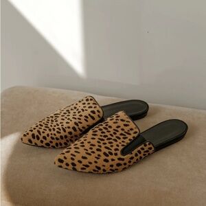 Jenni Kayne Pony Hair Mule in Cheetah Size 39.